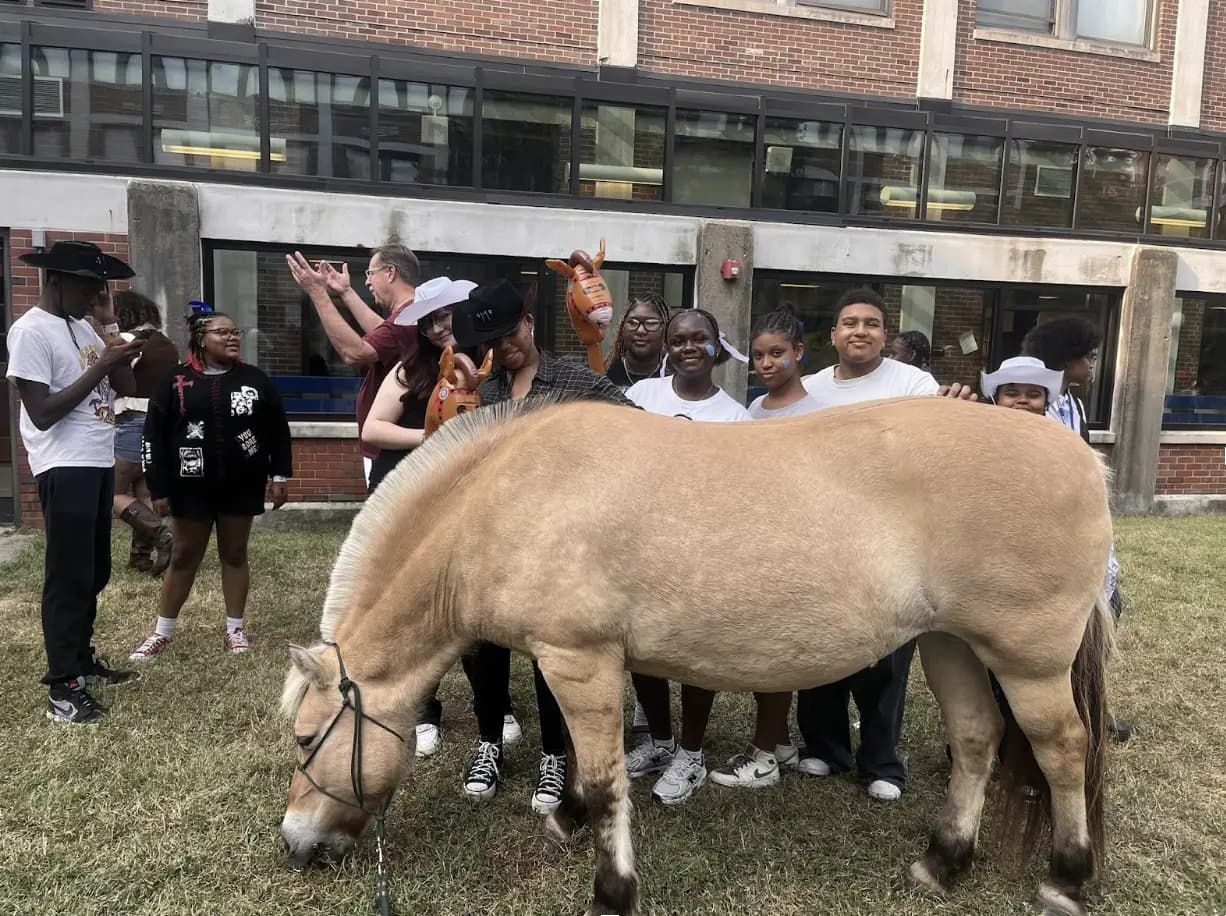 Horses in the Hallways: Our Shortridge High School Visit — photo 2